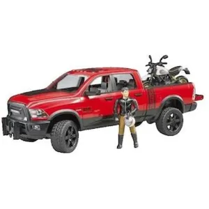 Comparateur de prix : Bruder RAM 2500 Power Wagon avec accessoires Bruder
