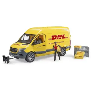 Comparateur de prix : Jouet - BRUDER - MB Sprinter DHL avec chauffeur - Livraison de colis - Blanc