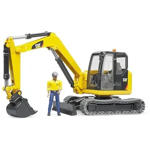 Comparateur de prix : Mini pelleteuse CATERPILLAR BRUDER 2466 - Echelle 1:16 - 41 cm - Jaune