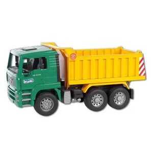 Comparateur de prix : Camion Benne Man BRUDER 45cm Echelle 1/16 - Multicolore