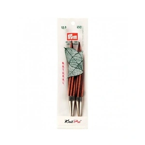 Prym Aiguilles interchangeables longues bois NATURAL N° 3 à 15 à l'uni... pas cher