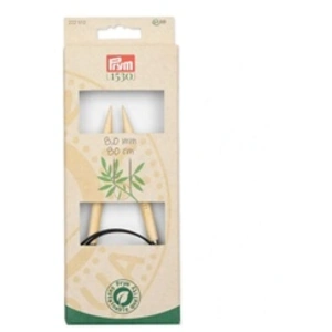 Prym 222512 Aiguilles à tricoter circulaires bambou 80 cm 8,00 mm