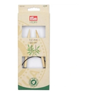 Prym Aiguilles à tricoter circulaires fixe 60cm en bambou N°2,5 à 10 -(...) -