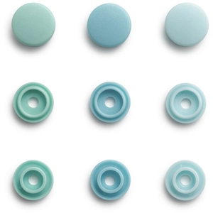 Comparateur de prix : Prym Bouton-pression Color Snaps Mini Rond 9 mm 36 pcs Menthe
