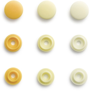 Comparateur de prix : Bouton pression Color Love Mini 19mm X 36 - - certifié Oeko-Tex Jaune - Jaune
