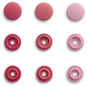 Comparateur de prix : Bouton pression Color Love Mini 19mm X 36 - - certifié Oeko-Tex Rose - Rose