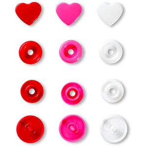 Comparateur de prix : NO NAME Boutons pression Prym love coeur col assort.