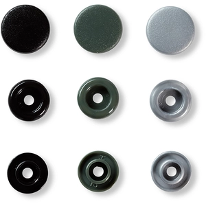 Prym Bouton-pression Color Snaps 12,4 mm 30 pcs Rond Trio de GrisVendu paramazon
