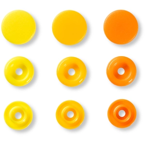 Comparateur de prix : Prym Bouton-pression Color Snaps 12,4 mm 30 pcs Rond Trio de Jaune