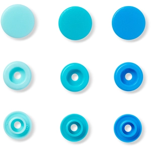 Prym 393000 Love Boutons de Pression 12,4 mm tons bleus, 30 UnitésVendu paramazon