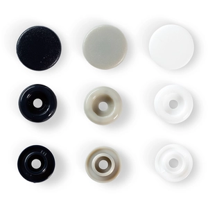 Comparateur de prix : Prym Love Boutons pression plastique 12.4mm marine/gris/blanc