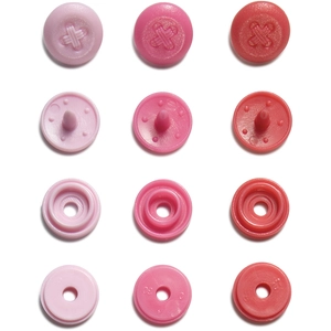 Prym Bouton-pression Color Snaps Mini Aspect couture 9 mm 36 pcs RoseVendu paramazon