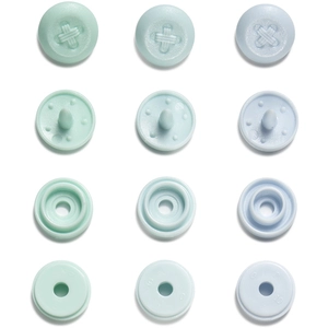 Comparateur de prix : Prym Bouton-pression Color Snaps Mini Aspect couture 9 mm 36 pcs Bleu