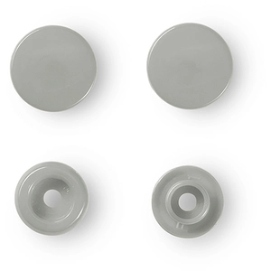 Comparateur de prix : Prym Bouton-pression Color Snaps 12,4 mm Rond 30 pcs Gris