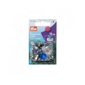 Prym Boutons à recouvrir avec outil 11 à 23 mm - 19mm Argent - 19mm Argent