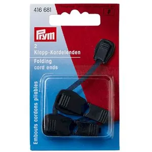 Non communiqué Prym 416681 Embouts Cordons Plastique Noir 2 x 1 x 1 cm