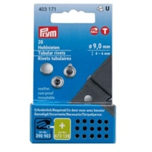 Prym Rivets tubulaires 3-4mm à 6-9mm pour pince Vario Creative Tool -(...) - 4-6mm