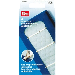 Comparateur de prix : Prym Bed Sheet Elastics 18 mm White (GZ 3960)