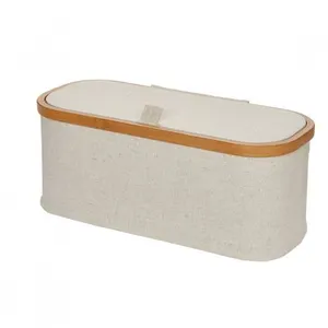 BOX Beige Canvas meets Bamboo - Prym(...) - Ecru pas cher
