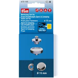 Prym Jeu d'Outils pour Boutons Pression Sport & Camping -(...) - Bleu