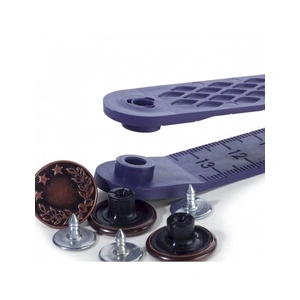 Prym Boutons jean à river sans couture Couronne de laurier 17mm -(...) - Marron