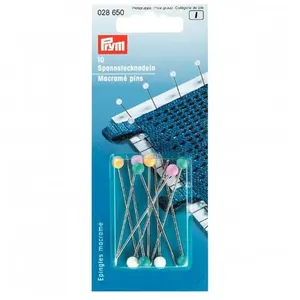 Non communiqué Prym 028650 Spannstecknadeln Épingles macramé, Acier, Colourful, 55 x 1,15mm pas cher