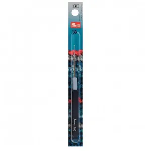 Non communiqué Prym 175323 Crochets pour soie/coton avec manche plastique, 1,00mm, argenté