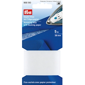 Comparateur de prix : Prym Polaire Ourlet avec Papier À Dos, 5 Mètres Longueur x 38 mm D'Épaisseur, Blanc