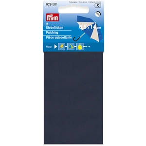 Comparateur de prix : Prym Pièce autocollante thermocollante en Nylon 6,5 x 14 cm Marine