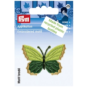 Prym Écusson Thermocollant Recyclé Papillon Vert pas cher