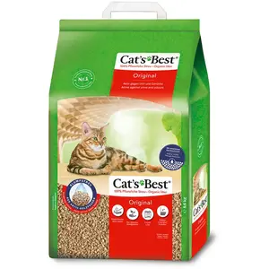 Comparateur de prix : 20L Cat's Best Öko Plus / Original (env. 9 kg) Litière pour chat