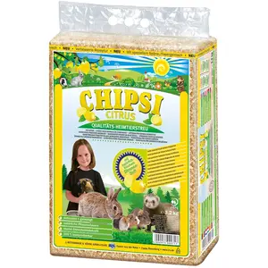 Comparateur de prix : 3,2kg Litière Chipsi Citrus 60L - Litière pour rongeur