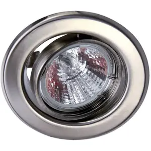 Comparateur de prix : 23552 DL6801 Spot encastrable LED GU5.3 35 W acier inoxydable (brossé)