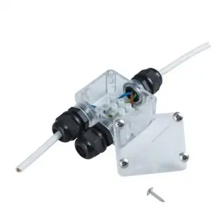 Heitronic - Répartiteur 2x 230 v 4 cm 21041 transparent pas cher