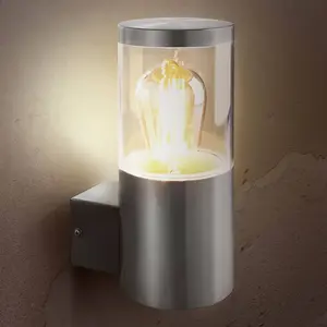 Heitronic Applique d'extérieur en acier inoxydable Naxos pas cher