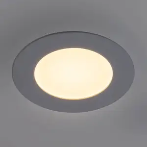 Heitronic Panneau LED Lyon rond Ø 16,8 cm dimmable pas cher