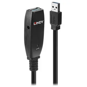 Comparateur de prix : Lindy 43322 câble USB USB 3.2 Gen 1 (3.1 Gen 1) 15 m USB A Noir