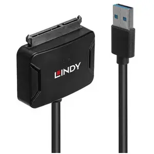 Lindy - Contrôleur de stockage - SATA 6Gb/s - USB 3.1 (Gen 1) - noir pas cher