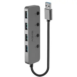 Comparateur de prix : LINDY hub usb 3.0 4 ports argent