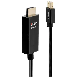 Comparateur de prix : LINDY Câble actif Mini DisplayPort vers HDMI avec HDR, 1 m