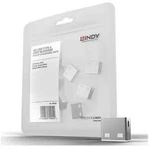 Comparateur de prix : LINDY Bloqueurs de ports USB - 10 pièces - Blanc