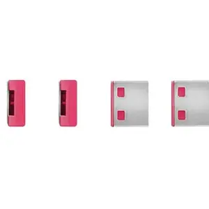 Comparateur de prix : Lindy - clé de déverrouillage usb + 4 verrous usb, rouge 40450