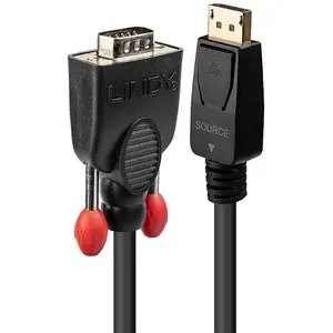 Comparateur de prix : Lindy 41943.0 Câble convertisseur DisplayPort vers VGA 3 m Noir