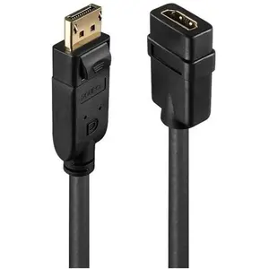 Comparateur de prix : Lindy - Adaptateur vidéo - DisplayPort mâle pour HDMI femelle - 0.15 m - noir