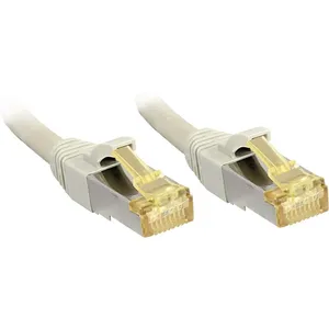 LINDY Câble réseau Cat.7 S/FTP, cuivre, LSOH, 600MHz, Gris, 0,3m pas cher