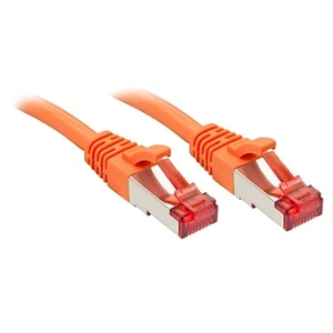 Comparateur de prix : Lindy Câble réseau Cat.6 S/FTP, cuivre, 250MHz, orange, 1m