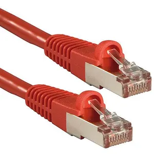Comparateur de prix : LINDY 47366 RJ45 Câble réseau, câble patch CAT 6 S/FTP 5.00 m rouge 1 pc(s)