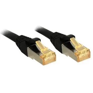 Comparateur de prix : LINDY Câble réseau CAT 7 Lsoh - Cuivre - 6000MHz - 3m - Noir