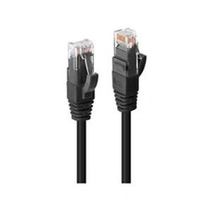 Comparateur de prix : 45431 RJ45 Câble réseau, câble patch cat 6 u/utp 0.50 m noir 1 pc(s) - Lindy
