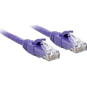 Comparateur de prix : Câbles Réseau Et Dac Lindy Cat.6 U/utp Cable Purple 7.5m Colour Code Ansi/tia 568c